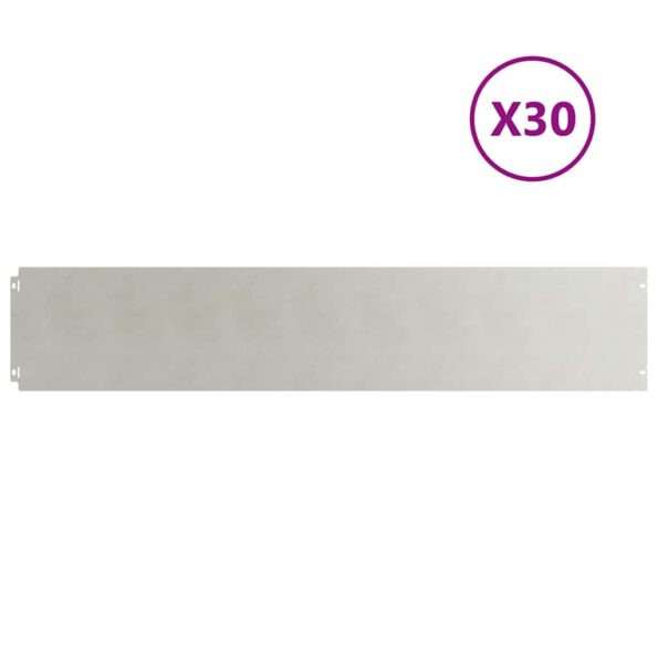 vidaXL obruby trávnika 30 ks olivovo zelená oceľ valcovaná za studena – Obrázok 2