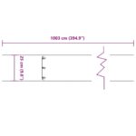 vidaXL Obruby trávnika 10 ks Čierna 35x103cm Oceľ valcovaná za studena – Obrázok 10