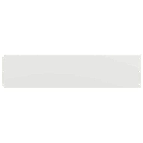 vidaXL Obruby trávnika 10 ks Biela 35x103 cm Oceľ valcovaná za studena – Obrázok 3