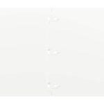 vidaXL Obruby trávnika 10 ks Biela 35x103 cm Oceľ valcovaná za studena – Obrázok 7