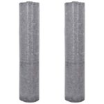 vidaXL Protišmykové maliarske rúna 2 ks 2532 cm 280 g/m² Šedá – Obrázok 2