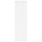 vidaXL bočná skrinka so zásuvkou ODDA biela 40x24x79 cm masív borovica – Obrázok 7