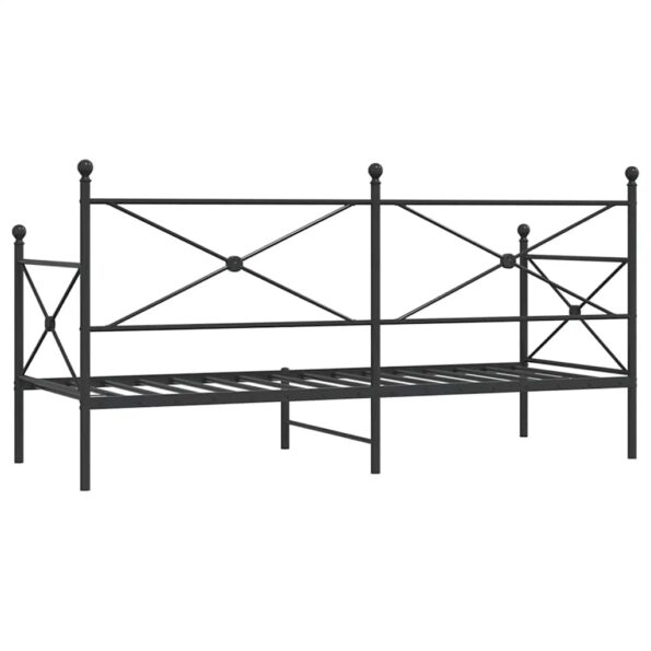 VXL8721158660404_g_en_hd_5.jpg vidaXL Denná posteľ bez matraca Čierna 80x200 cm Oceľ – Obrázok 7