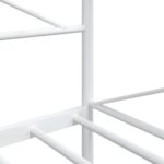 VidaXL Denná posteľ bez matraca Biela 100x190 cm Oceľ – Obrázok 10