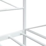 VidaXL Denná posteľ bez matraca Biela 107x203 cm Oceľ – Obrázok 10