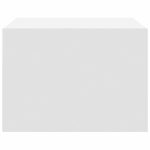 vidaXL Nástenné nočné skrinky s LED osvetlením 2 ks biele – Obrázok 8