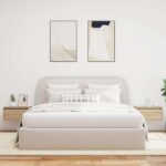 vidaXL Nástenné nočné skrinky s LED osvetlením 2 ks dub sonoma – Obrázok 4