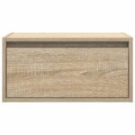 vidaXL Nástenné nočné skrinky s LED osvetlením 2 ks dub sonoma – Obrázok 7