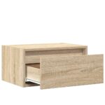 vidaXL Nástenné nočné skrinky s LED osvetlením 2 ks dub sonoma – Obrázok 10