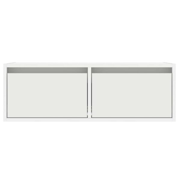 vidaXL TV skrinka s LED svetlami, biela 75x35,5x25 cm – Obrázok 7