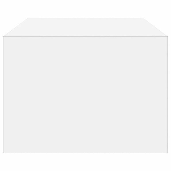 vidaXL TV skrinka s LED svetlami, biela 100X35,5x25 cm – Obrázok 8