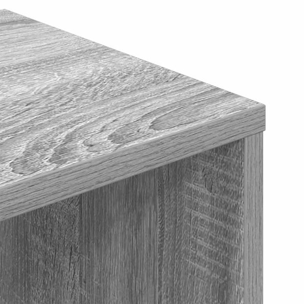 vidaXL Knižnica sivý dub sonoma 34x31x112 cm kompozitné drevo – Obrázok 7