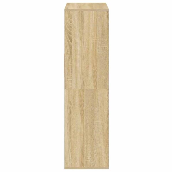 vidaXL Knižnica, dub sonoma 66x31x112 cm, kompozitné drevo – Obrázok 5