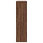 vidaXL Knižnica, hnedý dub 66x31x112 cm, kompozitné drevo – Obrázok 5