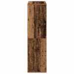 vidaXL Knižnica staré drevo 66x31x112 cm kompozitné drevo – Obrázok 5