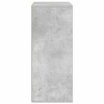 vidaXL Knižnica betónová sivá 60x30x71,5 cm kompozitné drevo – Obrázok 5