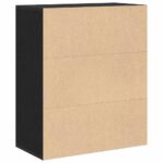 vidaXL Knižnica čierna 60x30x71,5 cm kompozitné drevo – Obrázok 6