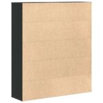 vidaXL Knižnica čierny dub 89x24x101,5 cm kompozitné drevo – Obrázok 6