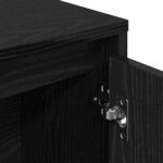 vidaXL Knižnica čierny dub 89x24x101,5 cm kompozitné drevo – Obrázok 8