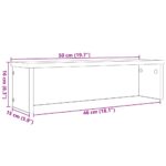 vidaXL kuchynské stojany stohovateľné 2 ks Čierna 50x15x16 cm – Obrázok 9