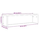 VidaXL kuchynský stojan stohovateľný 60x15x16 cm kompozitné drevo – Obrázok 8