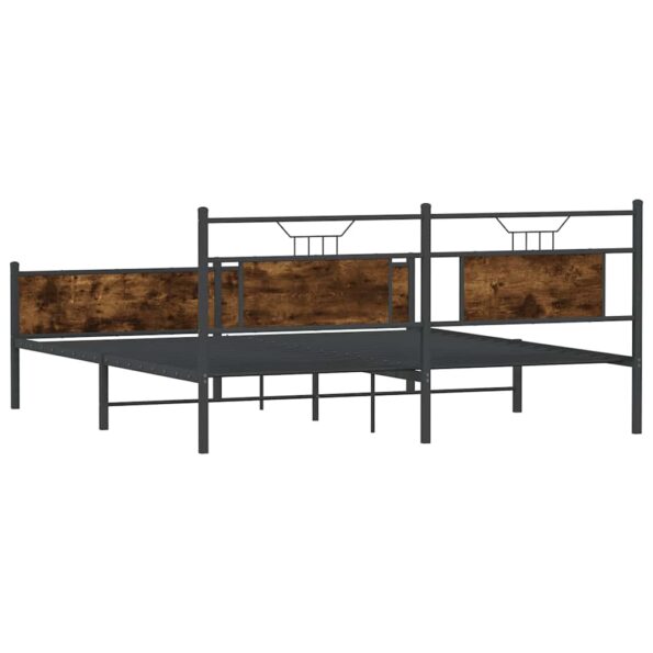VXL8721158667687_g_en_hd_6.jpg vidaXL Kovový posteľný rám bez matraca dymový dub 180x200 cm – Obrázok 8