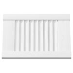 vidaXL dvierka skriniek Louvred Design 2 ks Biela 39,5x29,5 cm – Obrázok 6