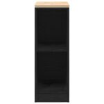 vidaXL Garážová skriňa čierny 30x51x85 cm masívna borovica – Obrázok 5