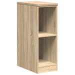 vidaXL Garážová skriňa dub sonoma 30x51x85 cm masívna borovica – Obrázok 2