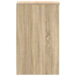 vidaXL Garážová skriňa dub sonoma 30x51x85 cm masívna borovica – Obrázok 6