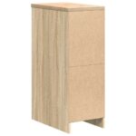 vidaXL Garážová skriňa dub sonoma 30x51x85 cm masívna borovica – Obrázok 7
