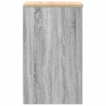 vidaXL Garážová skriňa sivá sonoma 40x51x85 cm masívna borovica – Obrázok 6