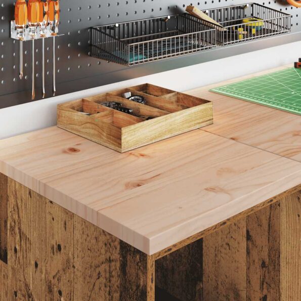 vidaXL Garážová skriňa staré drevo 40x51x85 cm masívna borovica – Obrázok 4