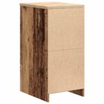 vidaXL Garážová skriňa staré drevo 40x51x85 cm masívna borovica – Obrázok 7