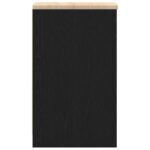 vidaXL Garážová skriňa čierny 30x51x85 cm masívna borovica – Obrázok 7