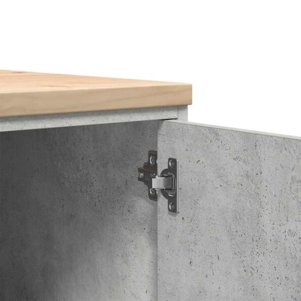 vidaXL Garážová skriňa 30x51x85 cm masívna borovica – Obrázok 10