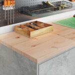 vidaXL Garážová skriňa 40x51x85 cm masívna borovica – Obrázok 4