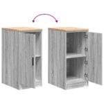 vidaXL Garážová skriňa sivá sonoma 40x51x85 cm masívna borovica – Obrázok 9