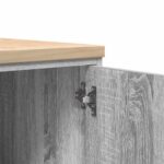 vidaXL Garážová skriňa sivá sonoma 40x51x85 cm masívna borovica – Obrázok 10