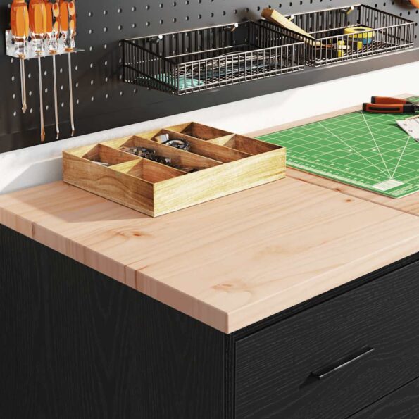 vidaXL Garážová skriňa čierny 40x51x85 cm masívna borovica – Obrázok 4