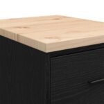 vidaXL Garážová skriňa čierny 40x51x85 cm masívna borovica – Obrázok 10