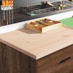 vidaXL Garážová skriňa hnedý dub 60x51x85 cm masívna borovica – Obrázok 4