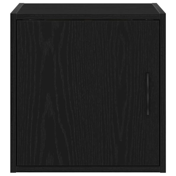 vidaXL Garážové nástenné skrink 2 ks Čierna kompozitné drevo – Obrázok 6