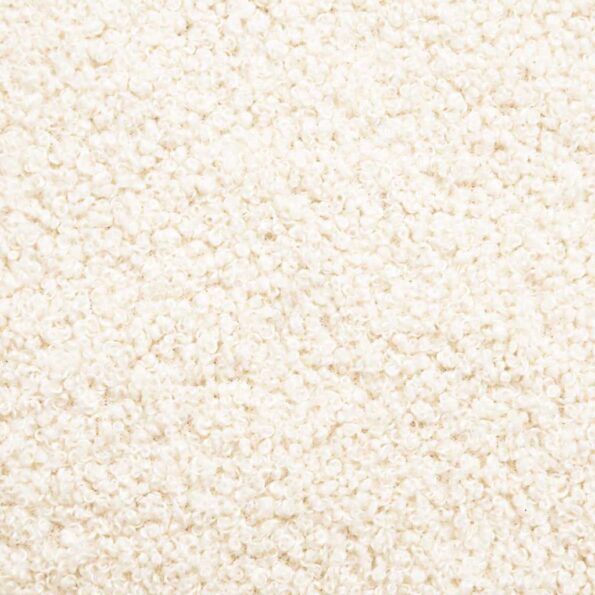 vidaXL Otočná kancelárska stolička krémová látková – Obrázok 11