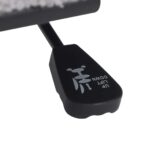 vidaXL Otočná kancelárska stolička bledosivá látková – Obrázok 10