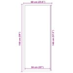 vidaXL Rohožka, modrá 60x150 cm – Obrázok 7