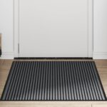 vidaXL Rohožka Stripe čierna a sivá 90x150 cm – Obrázok 3