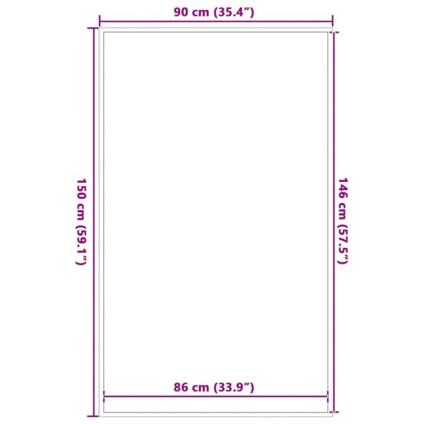 VXL8721158674951_g_en_hd_6.jpg vidaXL Rohožka Stripe čierna a sivá 90x150 cm – Obrázok 7