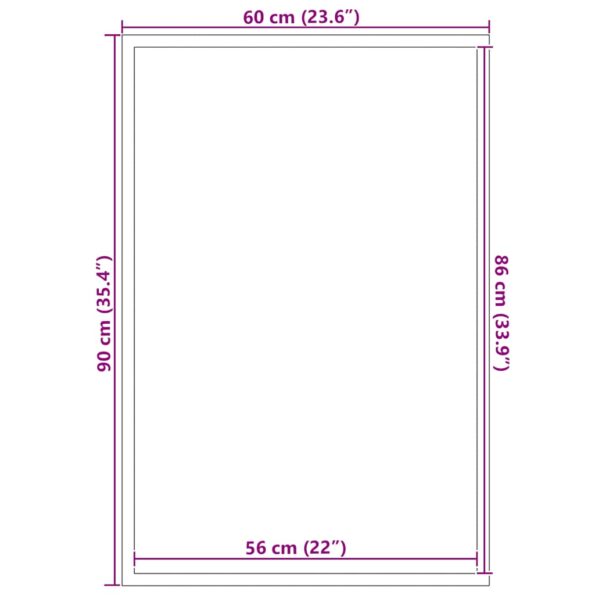 VXL8721158675019_g_en_hd_6.jpg vidaXL Rohožka, čierna 60x90 cm – Obrázok 7