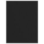 vidaXL Rohožka čierna 80x120 cm